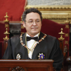 Álvaro García Ortiz durante su toma de posesión como fiscal general del Estado. JAVIER LIZÓN