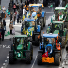 La tractorada que en febrero de 2020 convocó a más de 5.000 personas y 800 tractores por las principales arterias de la capital leonesa. RAMIRO