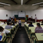 Imagen de los exámenes de la última Ebau en León. FERNANDO OTERO