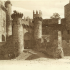 El Castillo de los Templarios. Winocio Testera, fotógrafo. Década de los 20 del siglo XX. Archivo del Museo del Bierzo (Ayuntamiento de Ponferrada).