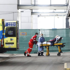 Acceso a Urgencias en el Hospital de León.