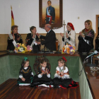 La científica leonesa Marina Pollán en una foto de archivo de la celebración de las Águedas en La Bañeza