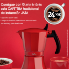 Imagen promocional de la cafetera tradicional que se puede conseguir con Diario de León