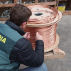 Se han recuperado unos 120 kilogramos de cobre sustraídos del interior de una empresa durante los últimos meses.