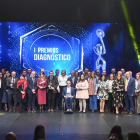 Foto de familia de los premios Diagnóstico, entregados ayer en Burgos.