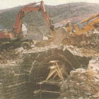 Desmantelamiento del túnel número 20 en Torre del Bierzo entre 1985 y 1987.