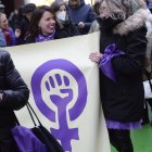 Manifestación del Movimiento Feminista de León.