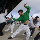 Ensayos y público durante la intensa segunda jornada del February Hip Hop que tuvo lugar en el Palacio de Exposiciones de León