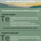 Cartel difundido por la Diputación de León sobre el empleo en el medio rural.