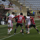 Un momento del encuentro del Cultural Leonesa - Celta Fortuna.