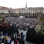 Un momento del Encuentro de este Viernes Santo en León.