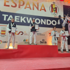 La deportista del Club Taekwondo León Chaima Zahraoui