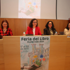 Ana Belén Mauriz, Lidia Coca, Marta Quiñones y Mónica Sánchez presentaron la Feria del Libro de Ponferrada en el Museo de la Radio