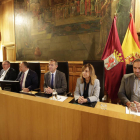 Pleno extraordinario de la Diputación de León.
