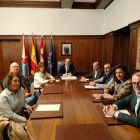 Reunión de alcaldes en el Ayuntamiento de Ponferrada.