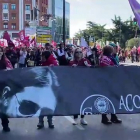 Manifestación en León contra los actos de la Junta en León