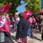 Los leoneses se manifiestan contra los actos de la Junta por el Día de Castilla y León