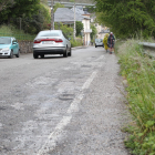 Estado de la carretera en Ambasmestas y Ruitelán, en Vega de Valcarce.