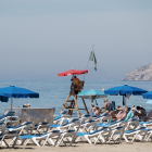 Vista general de la playa de Levante de Benidorm (Alicante), el pasado domingo. EFE/Pablo Miranzo