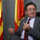 Imagen de archivo (07/02/2024) del fiscal general del Estado, Álvaro García Ortiz, momentos antes de presidir la Junta de Fiscales celebrada en la Ciutat de la Justicia de Barcelona. EFE/ Toni Albir