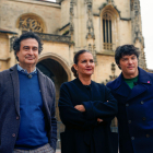 Imagen de archivo del jurado del programa de cocina MasterChef, Pepe Rodríguez (i), Samantha Vallejo-Nájera (c) y Jordi Cruz (d). EFE/Paco Paredes