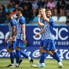 Borja Valle de la SD Ponferradina consiguió el segundo gol de su equipo.