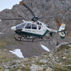 Helicóptero de rescate de la Guardia Civil.
