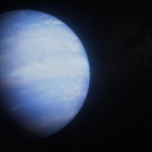 Imagen artística del exoplaneta 'WASP-107 b'. Crédito: NASA, ESA, CSA, R. Crawford (STScI)