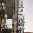 Ascensores acristalados del edificio del Museo de Arte Reina Sofía. EFE/Pepa Díaz.