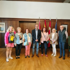 Imagen de la reunión facilitada por el Ayuntamiento de Ponferrada.