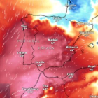 Una masa de aire anormalmente cálido atraviesa España estos días