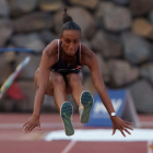 La atleta española Ana Peleteiro en foto de archivo de Ramón de la Rocha. EFE