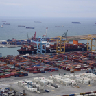 Imagen de archivo de la terminal de contenedores del Puerto de Barcelona. EFE/Alejandro García.
