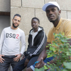 Mounir Elayyani, de Marruecos, Alasane Fainke, de Mali y Khadim Lo, de Senegal.