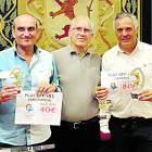 Gerardo Turienzo y José Campos Sui, subcampeón y campeón de play off Oro +55.