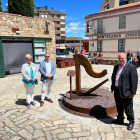 Inauguración de la fuente en Astorga.