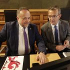 Pleno extraordinario de la Diputación de León. F. Otero Perandones.