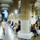 Imagen del desfile de la colección 'Crucero 2025' de La 'maison' francesa de moda Louis Vuitton celebrado el pasado 23 de mayo en el Park Güell de Barcelona. EFE/ Enric Fontcuberta