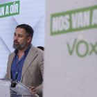 Imagen de archivo del líder de Vox, Santiago Abascal. EFE/Javier Lizón