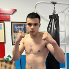 David Domínguez, joven debutante bañezano de kickboxing