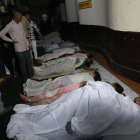 Algunas de las víctimas de la estampida del pasado martes en un evento religioso en Hathras, Uttar Pradesh (India). EFE/ Harish Tyagi