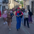 Participantes en el Carnaval de verano de Páramo del Sil