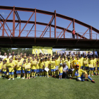 El campus de la UD Las Palmas en La Bañeza reunió en su segunda edición a más de un centenar de alumnos. Una veintena más que en su estreno en el año 2023.