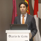 Ángel Rubal, director del aeropuerto de León, participó este martes en el congreso de turismo de Diario de León