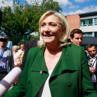 La líder ultraderechista francesa Marine Le Pen durante la campaña de 2022. EFE/EPA/STEPHANIE LECOCQ
