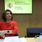 La vicepresidenta primera del Gobierno y ministra de Hacienda, María Jesús Montero. EFE/ Kiko Huesca
