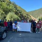 Protesta de los barrios de Las Eras y El Puente Romano de Páramo por el acceso a la CL-631.