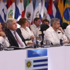 Imagen de archivo de marzo de 2023 de la sesión plenaria de la XXVIII Cumbre Iberoamericana de Jefes de Estado y de Gobierno, en Santo Domingo (República Dominicana). EFE/ Orlando Barría