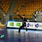 Álvaro Pérez, en el Europeo sub-20 con los Hispanos júnior.