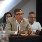 José Manuel Pereira, portavoz del PP, en el pleno del pasado martes.